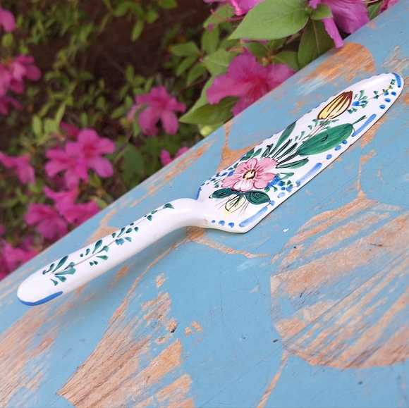 Cake Knives Bride Made in Italy Groom Wedding Serveware Porcelain Serving Knife - Picture 4 of 16